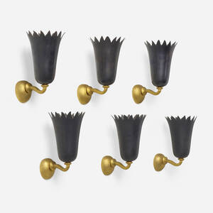HERVÉ VAN DER STRAETEN, Flambeau n°49 sconces, set of six