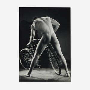 Untitled (Nude Male with Bicycle)