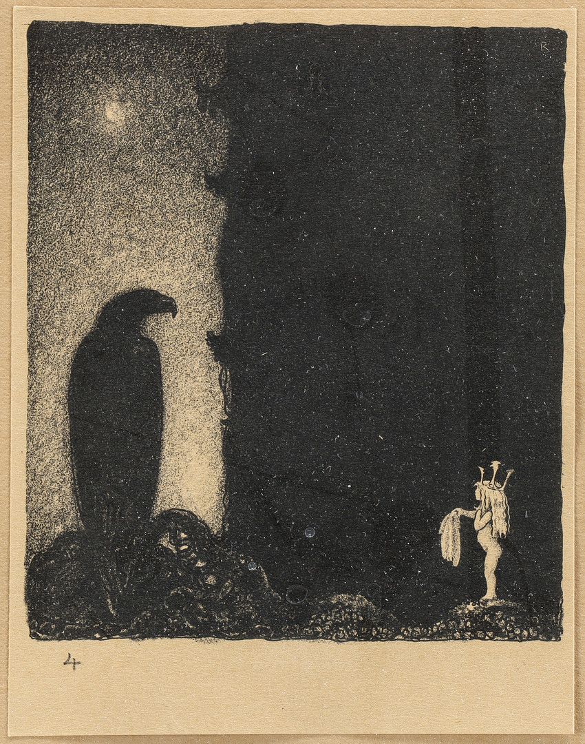 "- Här har du allt, som återstår af mina kläder!", ur "Troll", 1915.