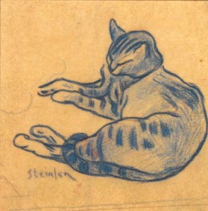 The blue cat