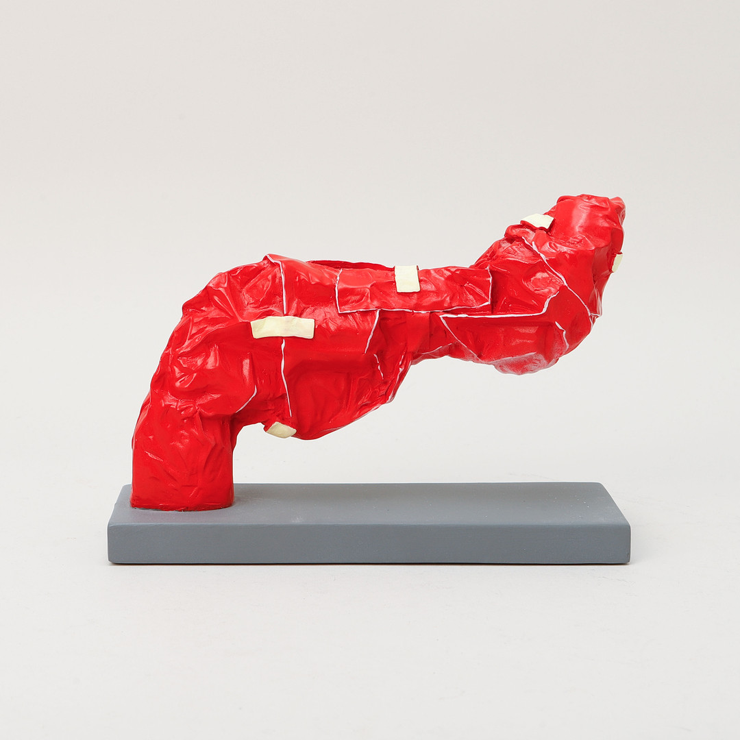 Skulptur "Wrap for Peace - Red" 2017, nr 22/30.