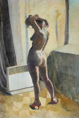 STANDING FEMALE NUDE - 1991
