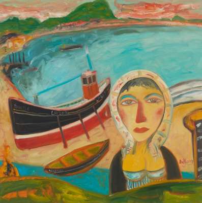 WOMAN BY THE COAST