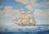 - FULL CLIPPER SHIP - ORIGINAL OIL PAINTING