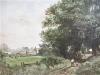 - COUNTRY WALK - ORIGINAL BRITISH PAINTING C.1950