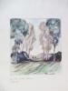 - EUROPEAN LANDSCAPE - ORIGINAL WATERCOLOR - 1964