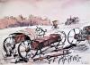- FIRTHWOOD FARM - LISTED ARTIST WATERCOLOR - 1975