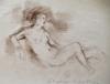 - NUDE IN THE MANOR OF DEGAS - DRAWING