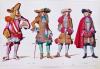 - 5 VINTAGE FASHION LITHOGRAPHS #5 - C.1869