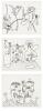 Keith Haring, Five plates from Untitled (with Sean Kalish).