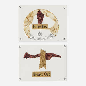 Intensifies and Breaks Out (diptych)
