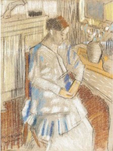Seated woman