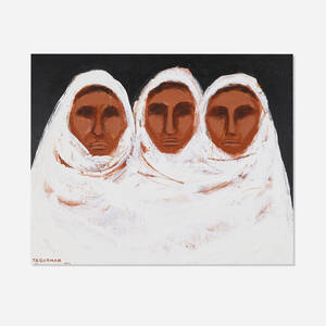R.C. Gorman, Study for Three Taos Men