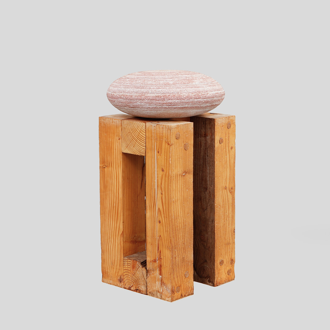 Skulptur, signerad och daterad 1989.