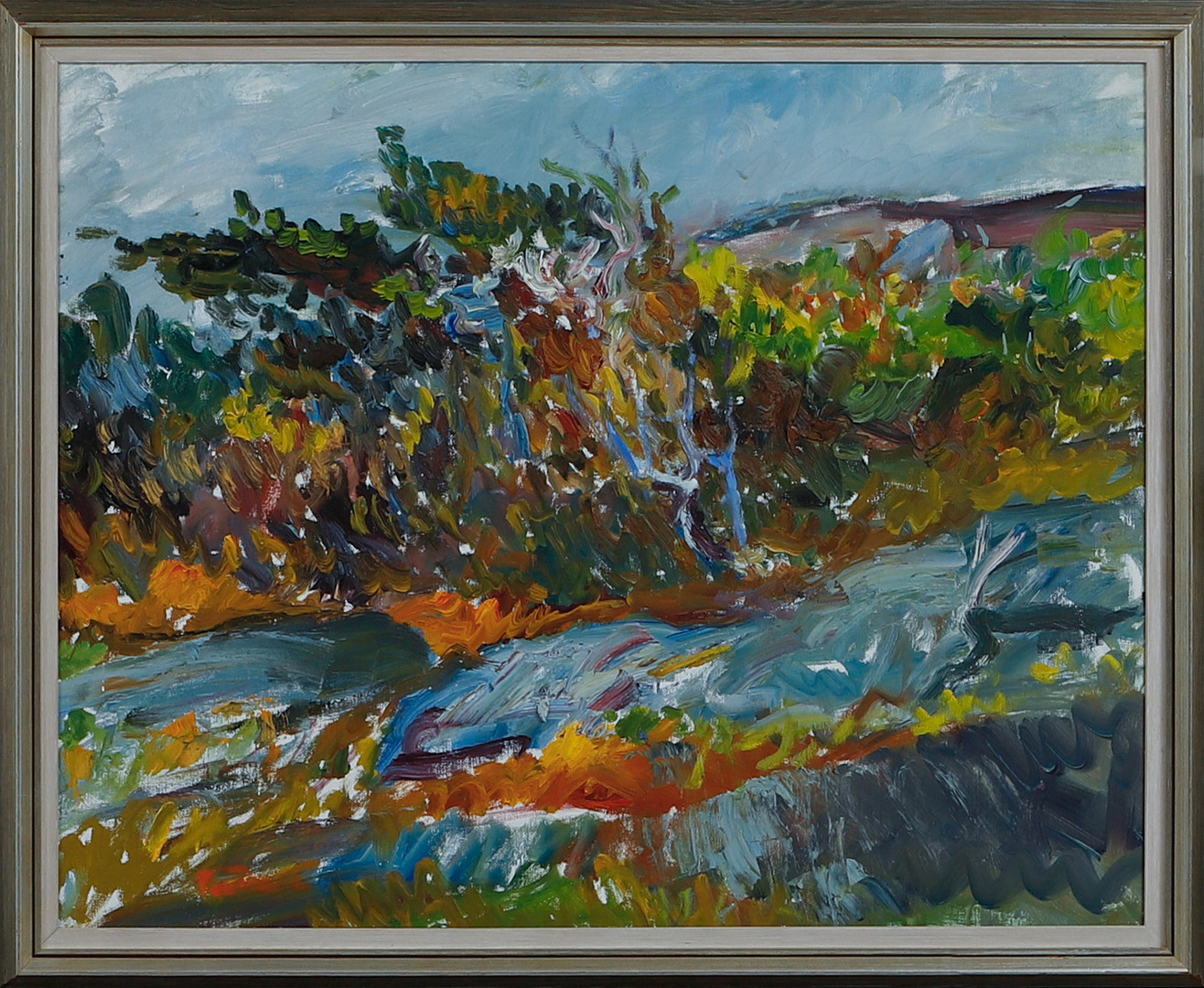 "St Eriks Kulle, Marstrand", olja på duk, signerad.