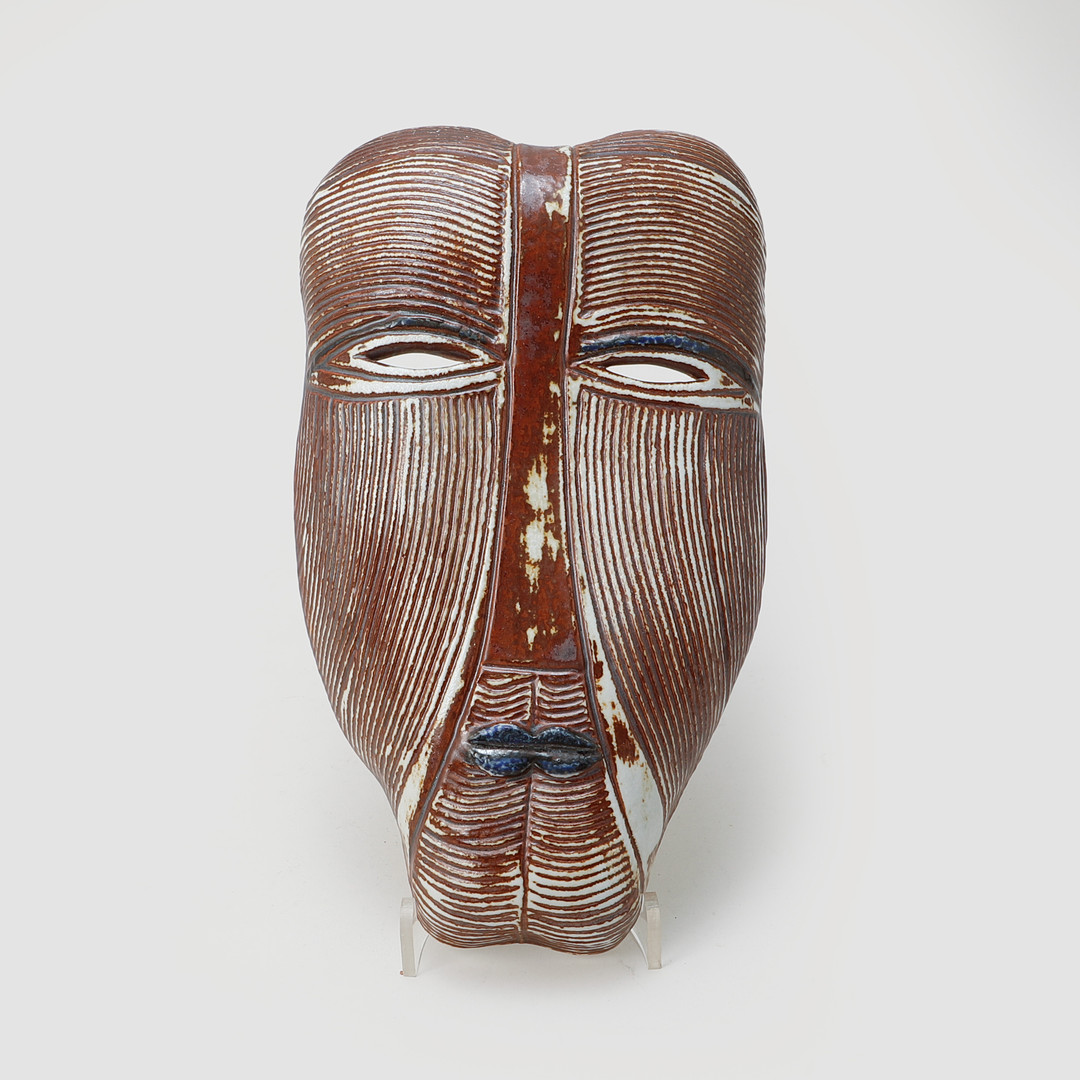 Skulptur, "Afro", ur Masker, formgiven 1974, Gustavsberg.
