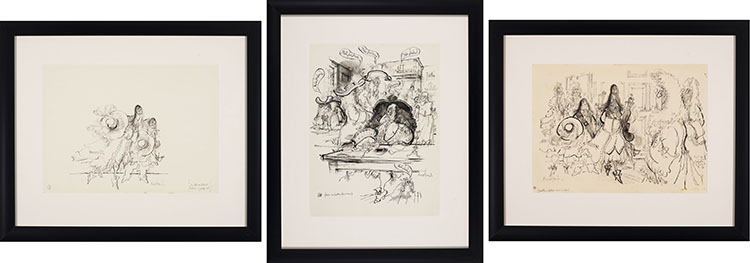 Ronald Searle, Three Works