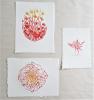 ORIGINAL FLORAL INTAGLIO ETCHINGS - SIGNED - C.1960