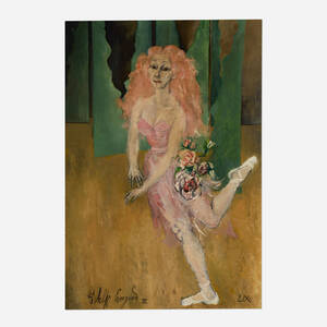 Dancer in the Ballet Attitude