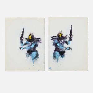 Double Skeletor (diptych)