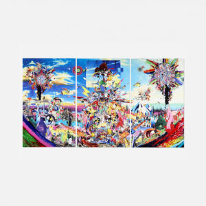 Abundant Dystopia (Full Throttle) (triptych)