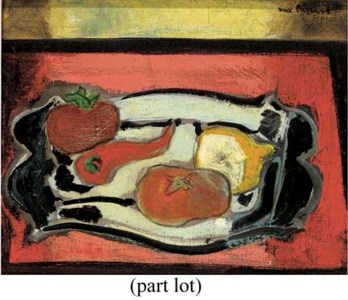Nature morte au citron et poivron