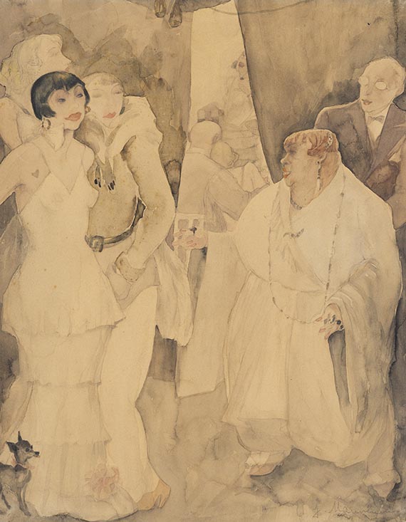 Jeanne Mammen, Ohne Titel (Illustre Gesellschaft)