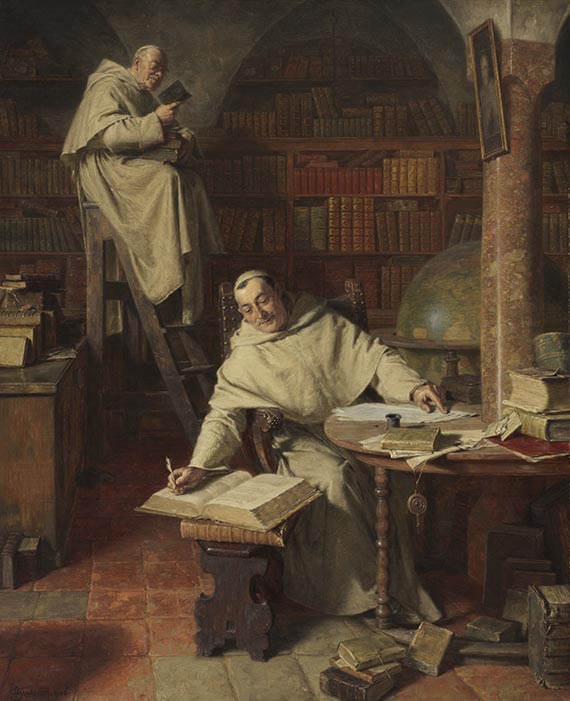 Eduard von Grützner, Klosterbibliothek