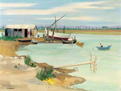 Petit port en Camargue