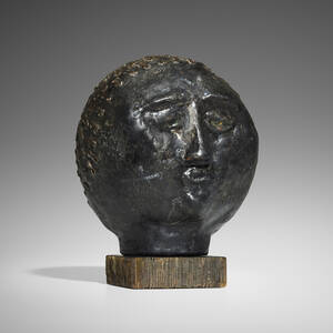 Unique Tête en Talosel sculpture