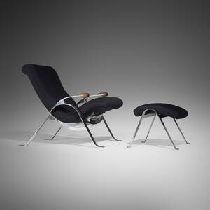 Multi-position Contour chair and ottoman