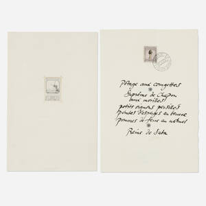 Mangiare. 1973. The Morel; Untitled (two works)