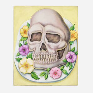 Untitled (Skull on plate)