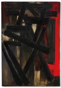 Peinture 130 x 89 cm, 25 juin 1954