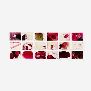 Eighteen works from the Shame series (Rows E and F)