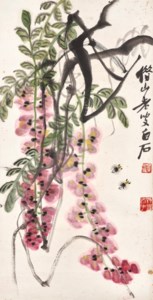 Wisteria and Bees