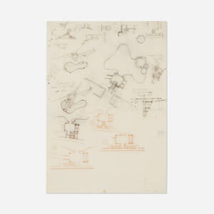 Drawing for the Olivetti Corporation Buildings in England