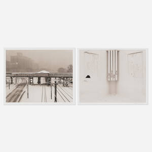 Looking North from Roosevelt Rd. v.g., Chicago; Untitled (Chicago) (two works)