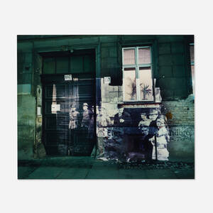 Linienstrasse 137: Slide projection of police raid on former Jewish residents, 1920, Berlin (from The Writing on the Wall series)