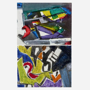 Abstract Forms (two works)