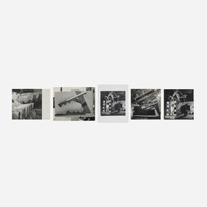 Collection of five photographs for Charles and Ray Eames