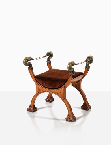 Tabouret curule, commande spéciale, pièce unique