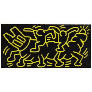 Untitled 11 1/4 x 23 in (28.5 x 58.4 cm) (Painted in 1983)