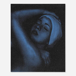 Shower Portrait (blue)