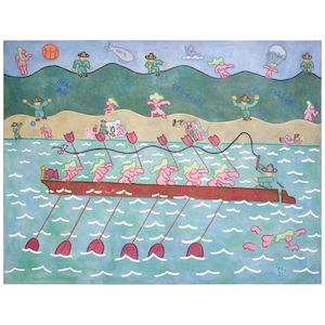 Victory 59 x 78 in (149.9 x 198.1 cm) (Painted in 1981)