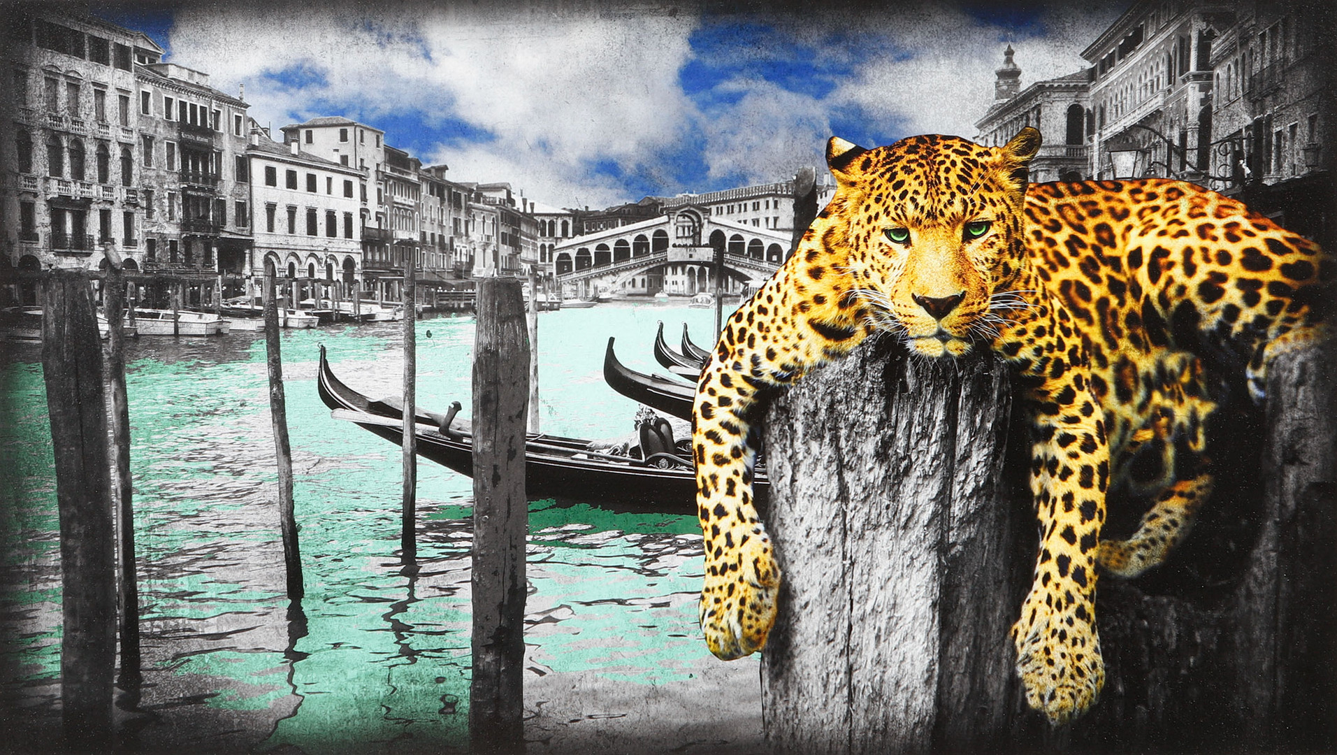 Lars Tunebo, "Hanging in Venice", pigment print, signerad och numrerad 28/30.