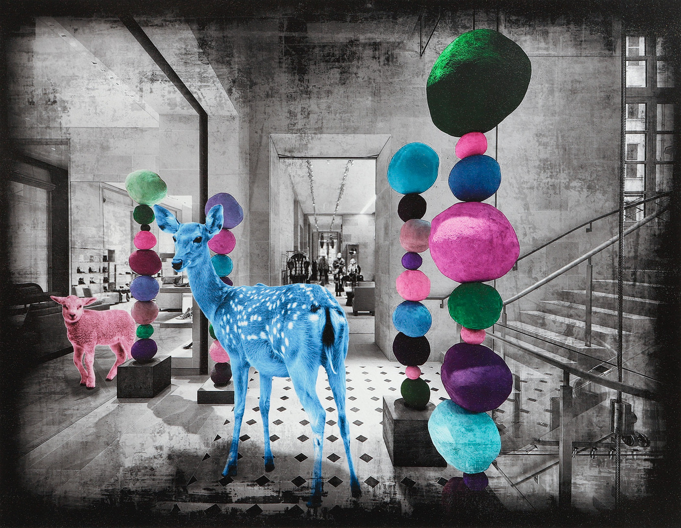 Lars Tunebo, "Luxury shopping", pigment print, signerad och numrerad 14/30.