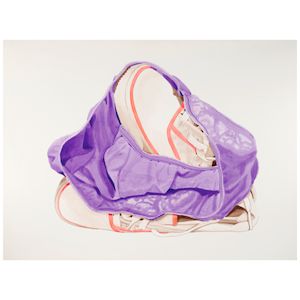 Study for Sneakers & Purple Panties 30 1/8 x 40 1/8 in (76.5 x 101.9 cm) (Executed in 1981)