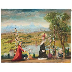 Ideal Nature 19 3/4 x 25 5/8 in (50.2 x 65.1 cm) (Painted in 1994)