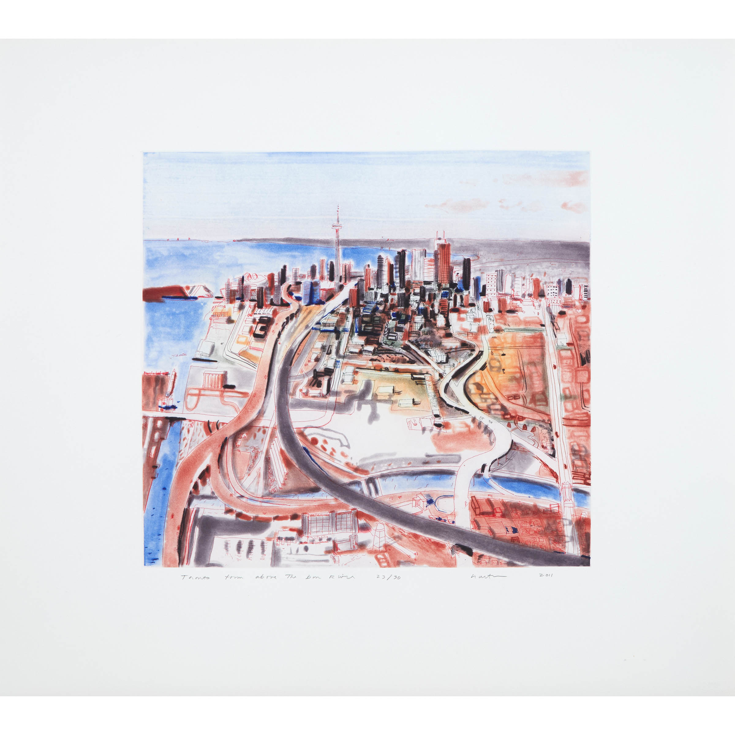 Toronto from Above the Don River